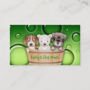 La tarjeta de visita veterinaria animal persigue