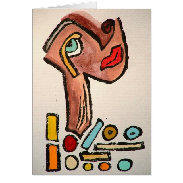 La tarjeta del arte del collar de Augustine (Frente)