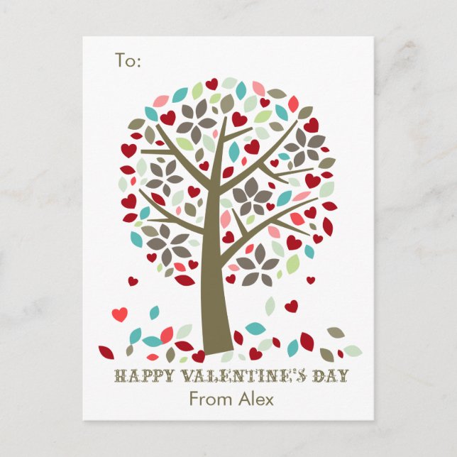 La tarjeta del día de San Valentín de la sala de (Anverso)