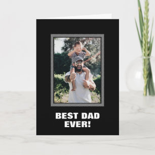 La tarjeta del día del mejor Personalizado de papá