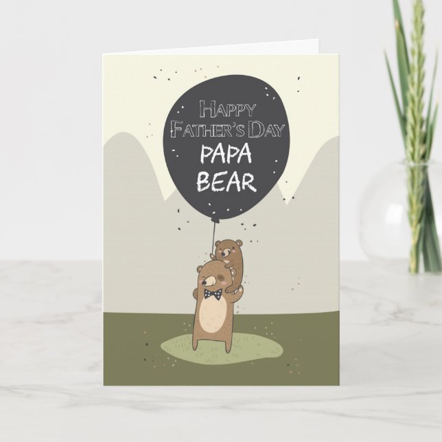 La tarjeta del día del padre, el día del padre del (Anverso)