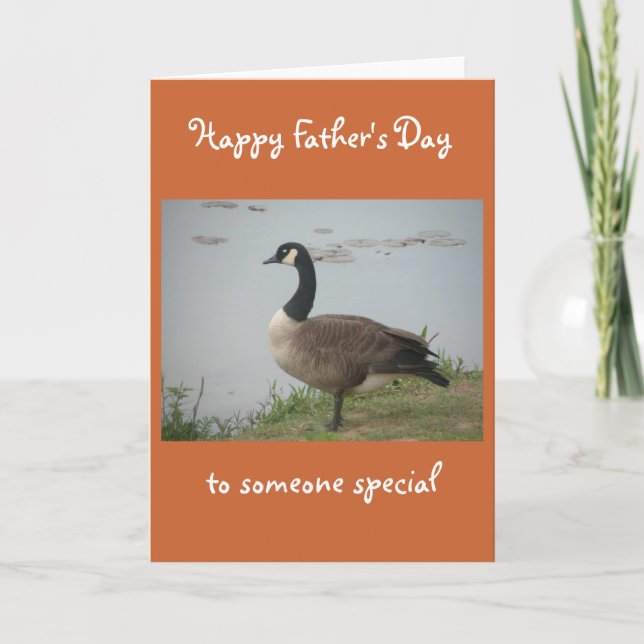 La tarjeta del día del padre feliz en blanco (Anverso)