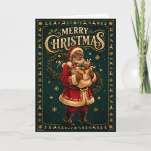 La tarjeta del espíritu de la Navidad