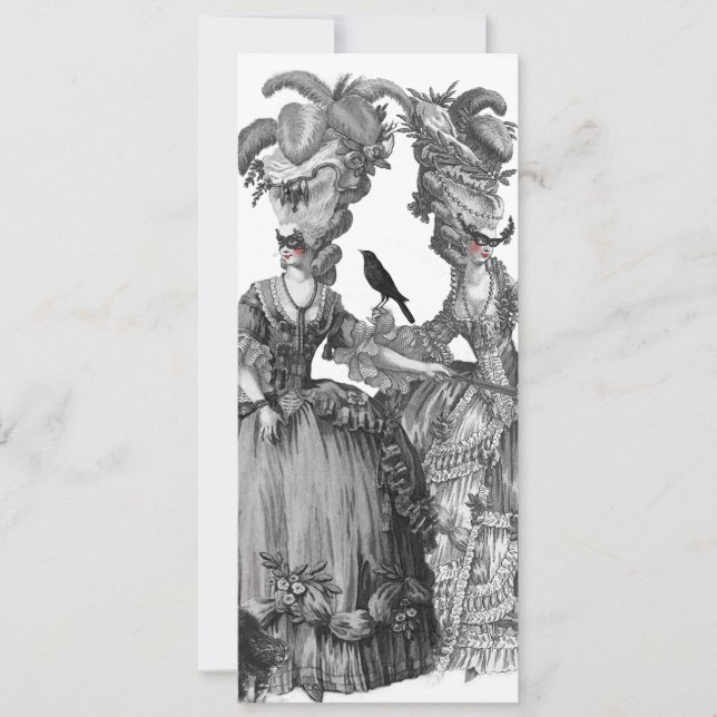 La tarjeta del menú de bolas de Halloween (Anverso)