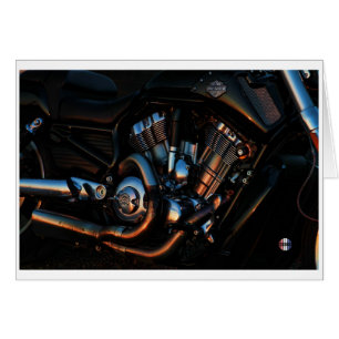 La tarjeta del motor que brilla intensamente