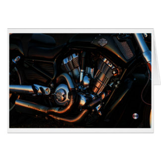 La tarjeta del motor que brilla intensamente