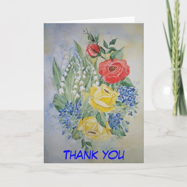 La tarjeta del poema le agradece (Anverso)