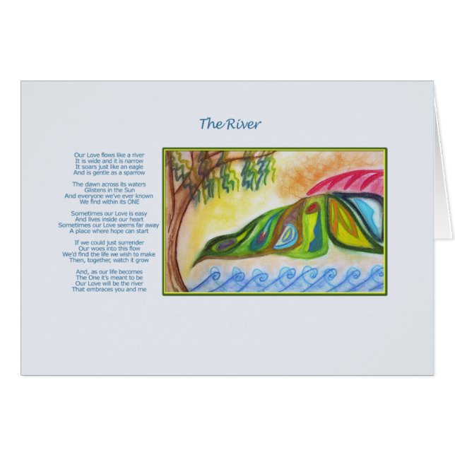 La tarjeta del río (Anverso (Horizontal))