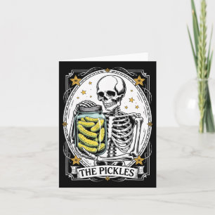 La tarjeta del tarot de Pickles esqueleto temporad