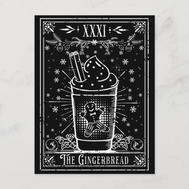 La tarjeta del tarot del Latte de jengibre (Anverso)