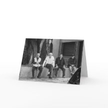 La tarjeta en blanco jubilada de los hombres