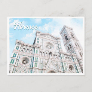 La tarjeta fotográfica Duomo Florence Italy