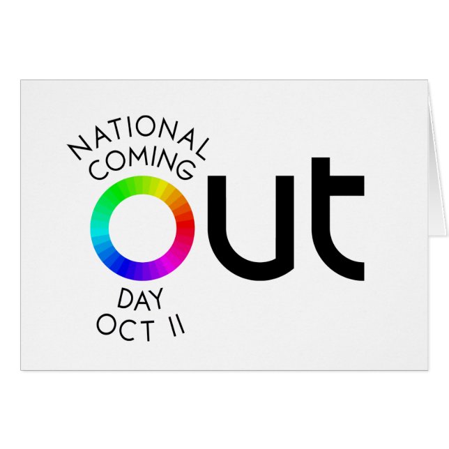 La tarjeta grande del blanco de la SALIDA (Anverso (Horizontal))