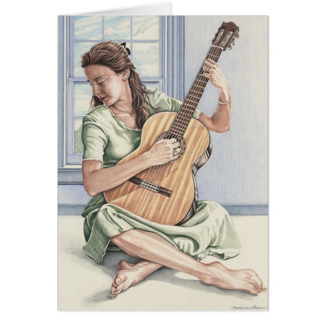 La tarjeta joven del guitarrista (Frente)