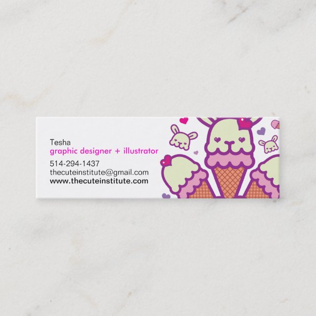 la tarjeta linda del instituto (Anverso)