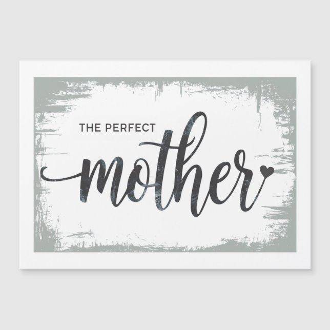 La tarjeta madre perfecta para mamá (Anverso)