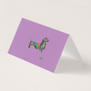 La tarjeta magnética del Dachshund