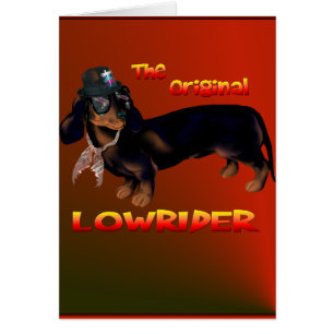 La tarjeta original del Lowrider