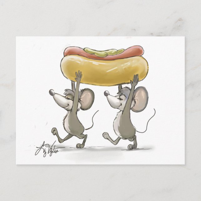 La tarjeta picnic de Mic & Mac (Anverso)