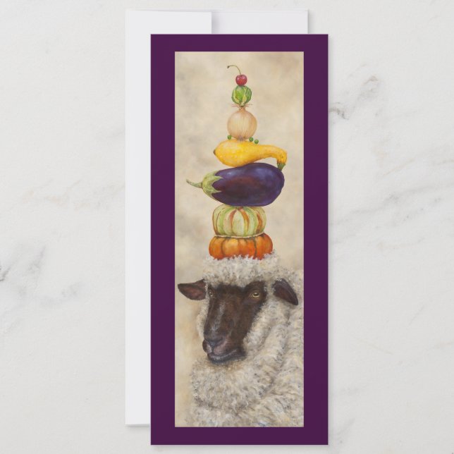 La tarjeta plana de Harvard (Anverso)