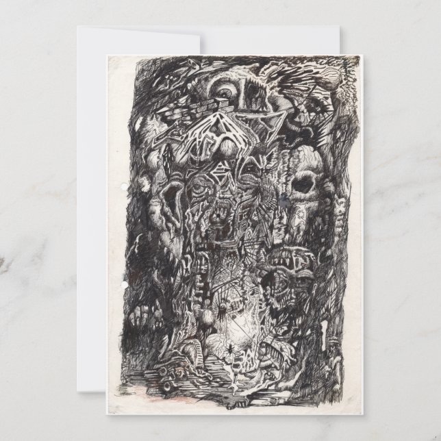 La tarjeta plana de los antiguos (Anverso)