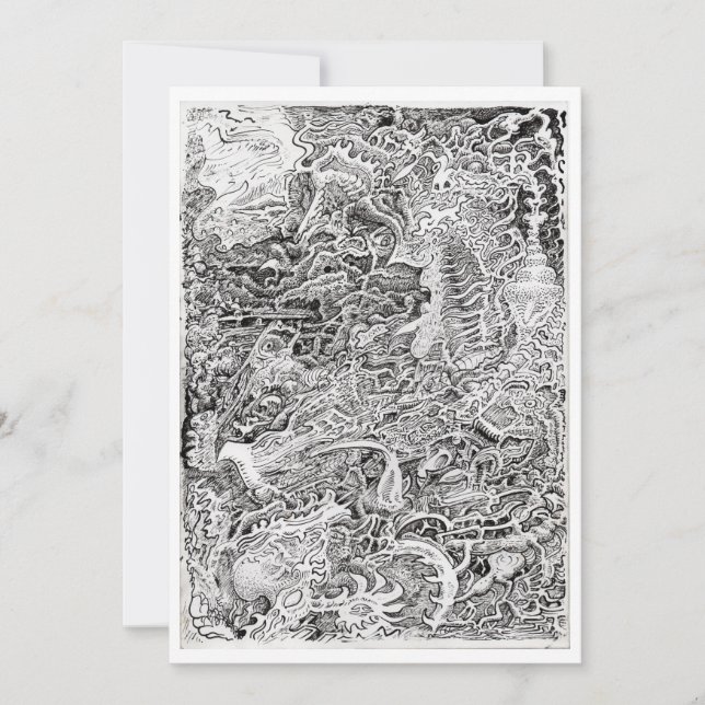 La tarjeta plana interior (Anverso)