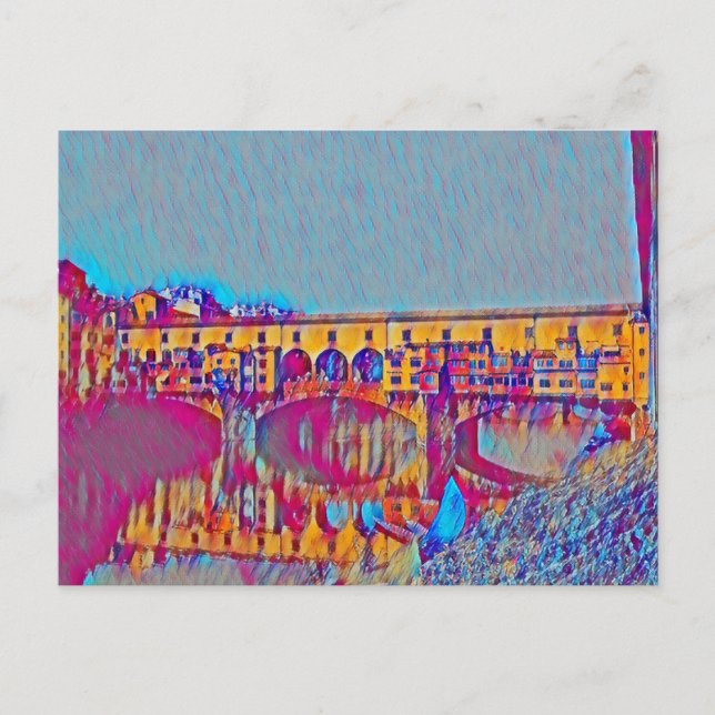 La tarjeta Ponte Vecchio (Anverso)