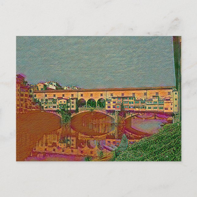 La tarjeta Ponte Vecchio (Anverso)