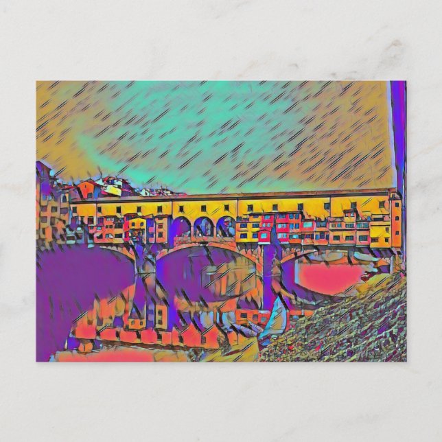 La tarjeta Ponte Vecchio (Anverso)