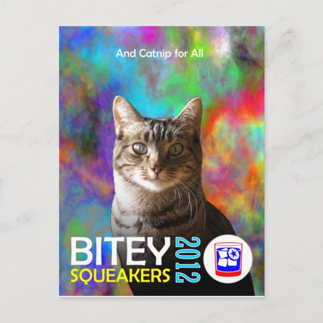 La tarjeta postal 4 de la tarjeta de entrada Bitey (Anverso)