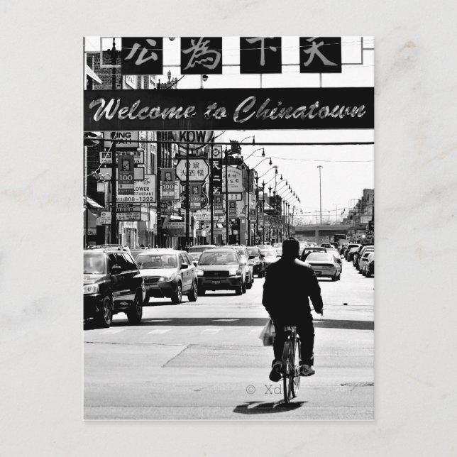 La tarjeta postal china de Chicago (Anverso)