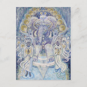 La tarjeta postal de bendición de la riqueza de Ga