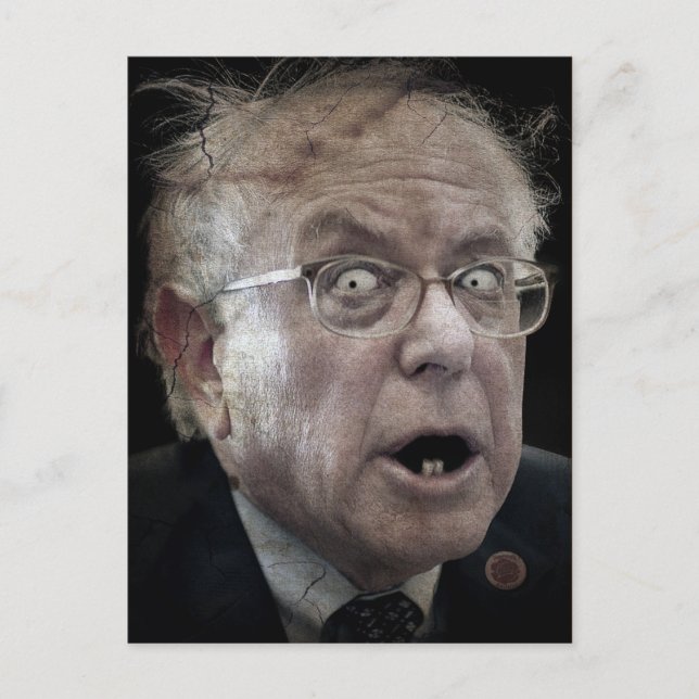 La tarjeta postal de Bernie Sanders (Anverso)