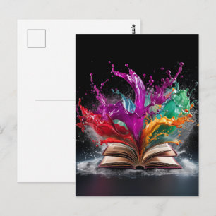 La tarjeta postal de bienvenida del escritor