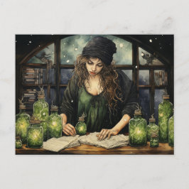 La tarjeta postal de bruja