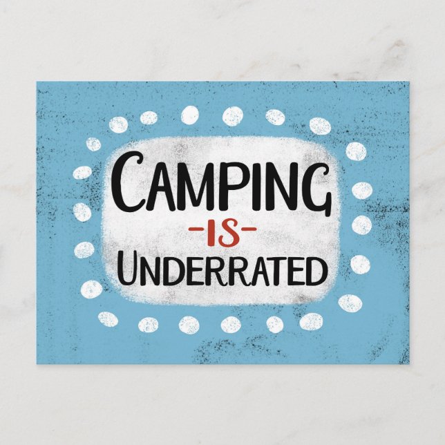 La tarjeta postal de camping está subestimada (Anverso)
