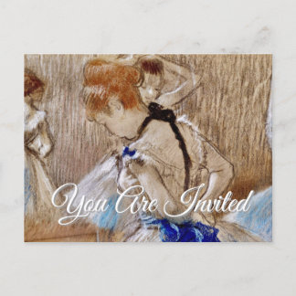 La tarjeta postal de Dega para la invitación al ba