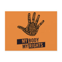 La tarjeta postal de derechos de la mujer de mi cu