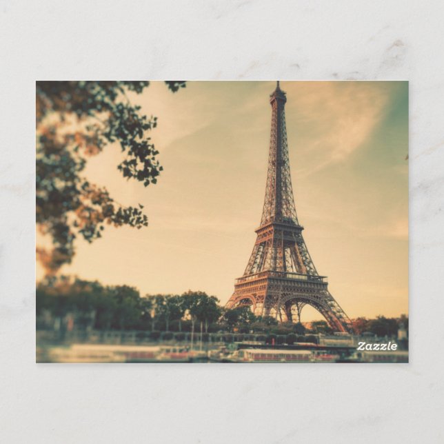 La tarjeta postal de Francia de la época de París (Reverso)