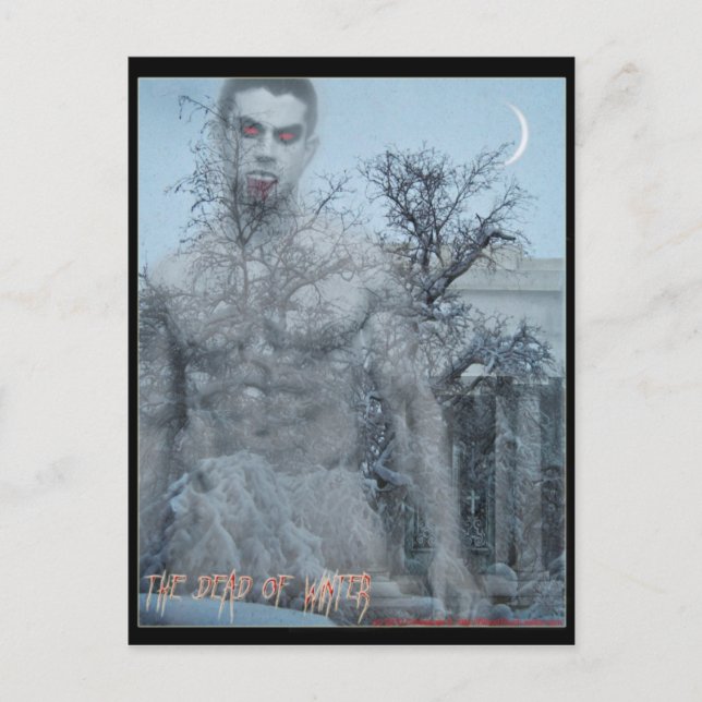 La tarjeta postal de invierno muerta (Anverso)