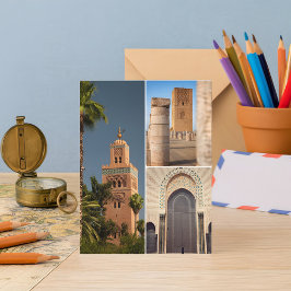 La tarjeta postal de la arquitectura de Medina mar