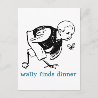 La tarjeta postal de la cena de Wally