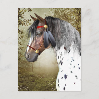 La tarjeta postal de la India Pony