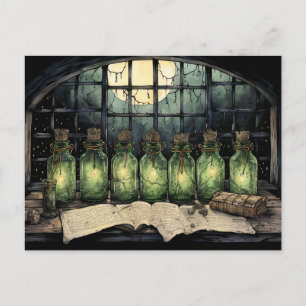 La tarjeta postal de la tabla de la vida residual 