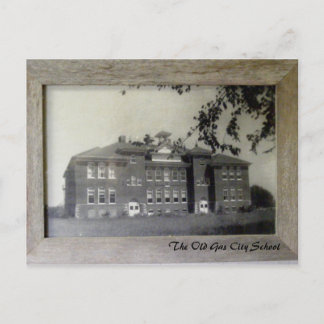 La tarjeta postal de la vieja escuela