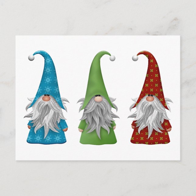 La Tarjeta Postal de las Tres Haditas de Navidad (Anverso)