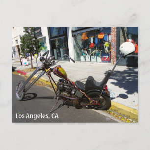 ¡La tarjeta postal de los Ángeles para motocicleta