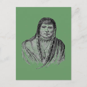 La tarjeta postal de los indios americanos