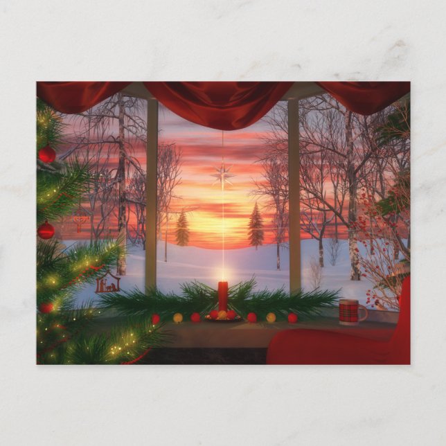 La tarjeta postal de los Navidades de primavera de (Anverso)