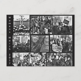 La tarjeta postal de memoria de la marcha de las m